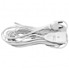 Προέκταση Διπολική 2x0.75mm 10m Λευκό 15-207510